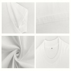 Wholesale 240gsm Heavyweight 100% Cotton Oversized Cropped Boxy Fit Men's Casual Blank Custom Eco-Friendly Breathable T-<b>Shirt</b> - Product Image 6