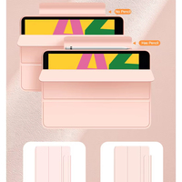 Casing Tablet bening akrilik, penutup pelindung banyak lapisan perlindungan magnetik untuk Ipad Mini 6 untuk Ipad 11th Air7 2025