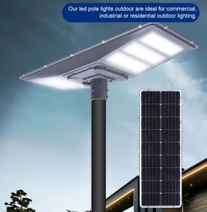Farola Solar LED Integrada con Sensor Automático de 70w 80w 90w 100w, Kit Solar Todo en Uno para Iluminación de Calles - Product Image 3