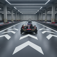 Karts de course tout-terrain haute performance à essence 4 temps 200CC/270CC/390CC, monoplace et biplace, d'origine usine