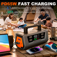 Démarreur de secours haute performance 8000A Peak 12V&24V |   Booster de batterie de camion de grande capacité 56000mAh