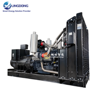 Groupe électrogène diesel industriel personnalisé de 1375 kVA, 1100 kW, grands groupes électrogènes électriques 50/60 Hz avec ATS AVR pour usine chimique