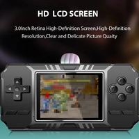 Console de jeu S8 Écran LCD HD de 3,0 pouces Lecteur de jeu portable intégré 520 jeux Mini consoles de jeu rétro portables