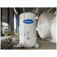 Tanque de Almacenamiento Criogénico de Acero Inoxidable de Gran Volumen y Fondo Plano de 3CBM para Oxígeno Líquido y Nitrógeno Líquido