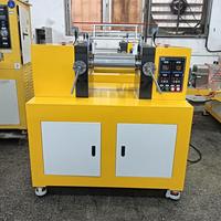 Mélangeur à caoutchouc ZS-401, mélangeur à deux rouleaux, machine à mélange ouvert pour le compoudage du caoutchouc et la recherche sur les matériaux
