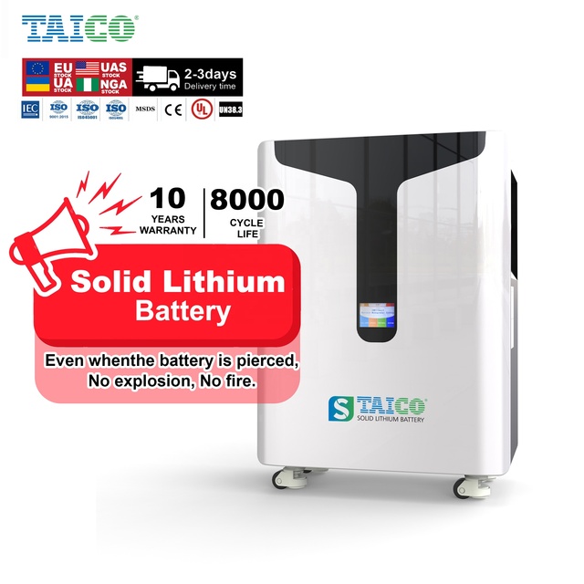 TAICO TKRB 48v 51.2v 300Ah Lifepo4 Split System Rack-mounted Solid State Lithium Battery Pack for Energy Storage