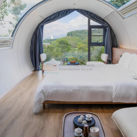 Maisons à capsules modulaires Capsule spatiale minuscule préfabriquée Maison à capsules spatiales préfabriquées