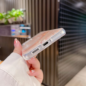IMD Flowers-funda de teléfono para <span class=keywords><strong>Samsung</strong></span> S22 S21 S20 <span class=keywords><strong>Ultra</strong></span> <span class=keywords><strong>5G</strong></span> A21s <span class=keywords><strong>A22</strong></span> A52 A72 A12 A32, funda protectora trasera transparente de TPU suave + PC - Product Image 5