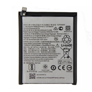 Batterie 4000 mAh BL270 pour Lenovo, pour téléphones reconditionnés, vente en gros K6 Note Vibe K6 Plus CE RoHS, en vrac - Product Image 1