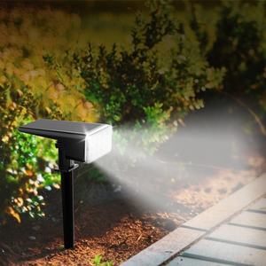 Lampes solaires d'extérieur étanches 24 LED pour allée de jardin, 2 modes d'éclairage, lampes de paysage à énergie solaire - Product Image 5