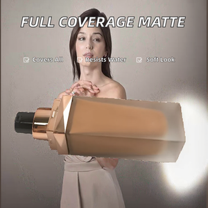 Full Coverage Organic Vegan Waterproof Mineral Whitening Natural Finish Liquid <b>Foundation</b> Private Label Makeup - Product Image 2