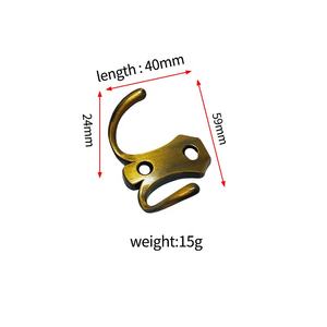 Crochet en alliage d'aluminium doré à double usage et poignée à trou ouvert pour armoires de cuisine armoires tiroirs d'hôtel poignées en zinc - Product Image 4