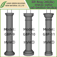 Colonnes de maison de luxe colonne décorative et pilier romain et colonne carrée EPS Production et vente de fabricants sources