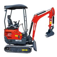 Nouvelle Mini-Excavatrice sur Chenilles 2026 pour Agriculture, Jardin et Usage Domestique - Hightop HT18