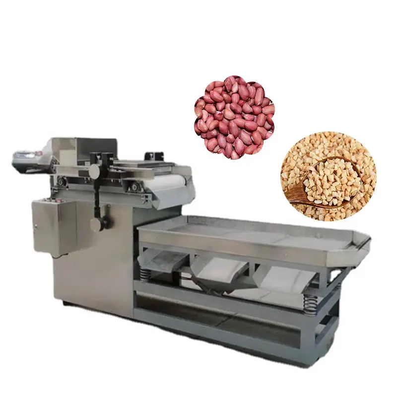 Automatic Small Almond Peanut Pistachio Slice Chopper Cutting Chopping Machine