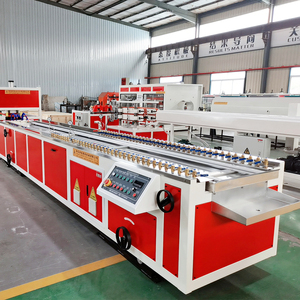 Tự động <span class=keywords><strong>WPC</strong></span> PVC Panel tường hồ sơ đùn <span class=keywords><strong>Line</strong></span> | rãnh trang trí bảng tường lưới tản nhiệt máy làm - Product Image 3