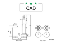 PN-BS1001 Scellé de sécurité jetable inviolable en acier pour porte de camion et conteneur, pour le transport de marchandises