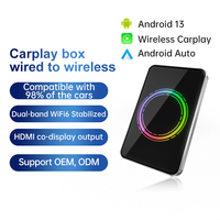 Neuerscheinung Kabelloses Android 13 Carplay Android Auto Smart Box 1 Jahr Garantie 4GB+32GB RAM/ROM Online-Karten Telefonanruf Navigation