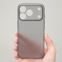 Coque de téléphone mate dépolie ajustée pour iPhone 17 Series, antichoc, anti-jaunissement, sensation métal nu