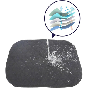 Washable <b>Chair</b> <b>Pads</b>, Reusable Adult Black Bed <b>Pad</b> KMINA K40044 - Product Image 2