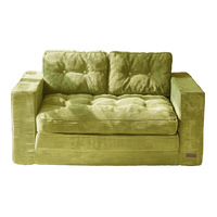 Modernes Quadratisches Modulares Dreisitzer-Stoffsofa Umweltfreundliches Ecksofa-Set Vakuumkomprimiert Einfacher Versand Wohnzimmer