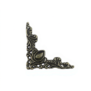 New Chinese Style Strong Zinc Alloy Corner Protector 50mm Q15 for <b>Wooden</b> Box Decorative <b>Edge</b> Banding - Product Image 1