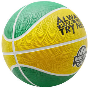 Colorato formato 7 di <span class=keywords><strong>basket</strong></span> in gomma <span class=keywords><strong>basket</strong></span> ball <span class=keywords><strong>con</strong></span> logo personalizzato - Product Image 2