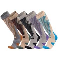 Calcetines de Esquí de Lana Merino para Hombre y Mujer, Calcetines Térmicos Unisex para Invierno, Calcetines Cálidos para Snowboard para Clima Frío