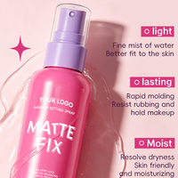 Spray Fixateur de Maquillage - Film Rapide en une Seule Pulvérisation - Tenue 24h - Base Anti-Décoloration pour Toute la Journée - OEM ODM Marque Privée