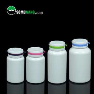 Plastic packaging & printing pill capsule bottle 50m Supplement Liquid 8Oz medicine pill bottle with tear off cap