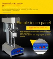 Machine de scellage entièrement automatique pour boîtes en fer blanc, aluminium, plastique ou papier – Scelleuse de boissons en acier inoxydable