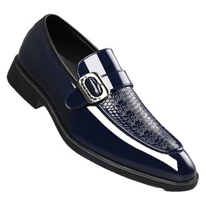 Zapatos de Vestir de Cuero con Punta en Pico y Estilo Vintage para Hombre, Estilo Europeo Americano, Casual de Negocios, Formal, Estilo Británico Derby - Product Image 5