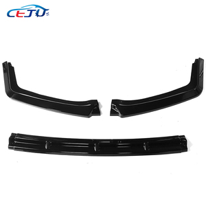 สปอยเลอร์กันชนหน้ารถยนต์แบบคาร์บอนลุค ABS สีดำเงา สไตล์ <span class=keywords><strong>RS</strong></span> สำหรับ Honda <span class=keywords><strong>Civic</strong></span> Si FC3 FC4 FK4 FK7 ปี 2016-2021 - Product Image 6