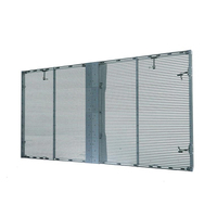 Lecede Extérieur Intérieur Verre Transparent Polychrome SMD Publicité Transparent Écran de visualisation Led Écran Transparent