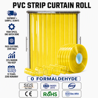 Film PVC transparent super flexible anti-insectes pour rideau de porte, produit en plastique extrudé découpé sur mesure