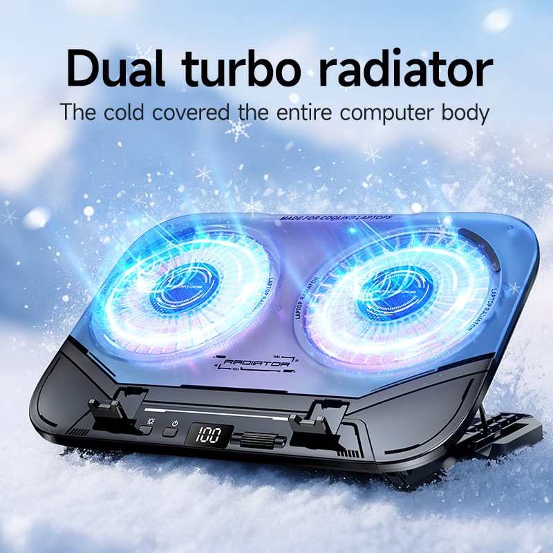 ORANGLES 2-Fan USB Laptop Cooling Pad | Height Adjustable Ergonomic Notebook Cooler Stand with Dual USB Ports, Foldable Design for 15-17" Laptops – Portable Gaming/Office Accessory (Kuwait) - detailed closeup view - illustrating benefits - Image 3 of 6 | created for all | Shop 2-Fan USB Laptop Cooling Pad | Height Adjustable Ergonomic Notebook Cooler Stand with Dual USB Ports, Foldable Design for 15-17" Laptops – Portable Gaming/Office Accessory (Kuwait) North Carolina | Free Shipping ORANGLES