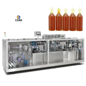 Cosmetics Suppliers Plastic Ampoule Oral Liquid Olive Oil Sealing Syrup Filling And Capping Machine