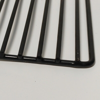 Grille de cuisson en émail vitreux de qualité alimentaire pour barbecue, antiadhésive, facile à nettoyer, résistante aux hautes températures