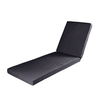 Coussin inclinable pliant imperméable et protection solaire pour balcon ou plage