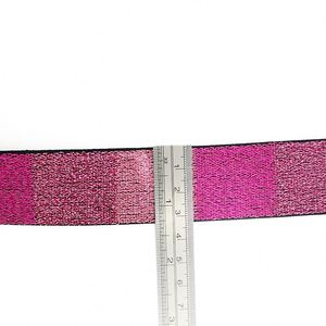 Customized Woven Stretchable Elastic Knitted Webbing Double Color Suitable for School Students Lanyard - Product Image 3