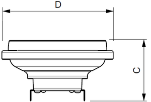 Philips MASTER LEDspot AR111 G53 12V <span class=keywords><strong>Spot</strong></span> <span class=keywords><strong>LED</strong></span> dimmable 2700K/3000K/4000K CRI97 Rétrofit pour halogène - Product Image 5