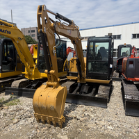 Mini-excavatrice d'occasion pas chère 305.5E2, excavatrice d'occasion du Japon, mini-excavatrice d'occasion Cat305.5E avec moteur et pompe