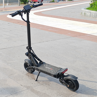 Trottinette électrique haute puissance G2 1600W pour adultes, longue portée, pliable, avec double suspension et pneus tout-terrain, portable