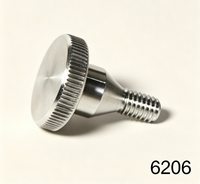 Nouvelle vis M6 compatible 6206 en aluminium moleté pour imprimante jet d'encre continu série 9010/9020/9030/9018/9028