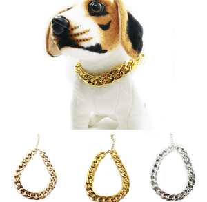 Sang Trọng Vàng Pug Con Chó Bulldog Chuỗi Vòng Cổ Bền Mềm Cá Nhân Vật Nuôi Cổ Áo Rắn Mô Hình Khăn Nhà Sản Xuất Trực Tiếp - Product Image 5