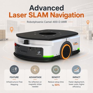 Robot logistique d'entrepôt, véhicule à guidage automatique (<span class=keywords><strong>AGV</strong></span>) pour la manutention des matériaux dans les usines intelligentes - Product Image 3