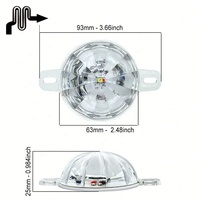 LED RGB Stroboskop-Blitzlicht für LKW, Antikollisions-Unterbodenbeleuchtung, Wasserdichte Heckwarnleuchte für Auto, Anhänger, Motorrad, Boot