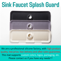 Tapis anti-goutte de vente chaude pour la cuisine arrêter l'eau mise en commun porte-éponge de savon Silicone évier Splash Guard