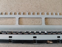 Panneau de raccordement français 19 pouces UTP cat.5e cat6 cat.6a 24 ports pour type legrand