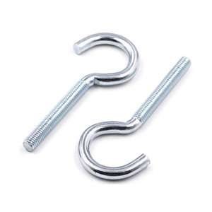 Gancho de Ojo Galvanizado <span class=keywords><strong>con</strong></span> Tornillo, Gancho para Hamaca, Tornillo de Columpio, <span class=keywords><strong>Rosca</strong></span> Abierta/Cerrada - Product Image 1